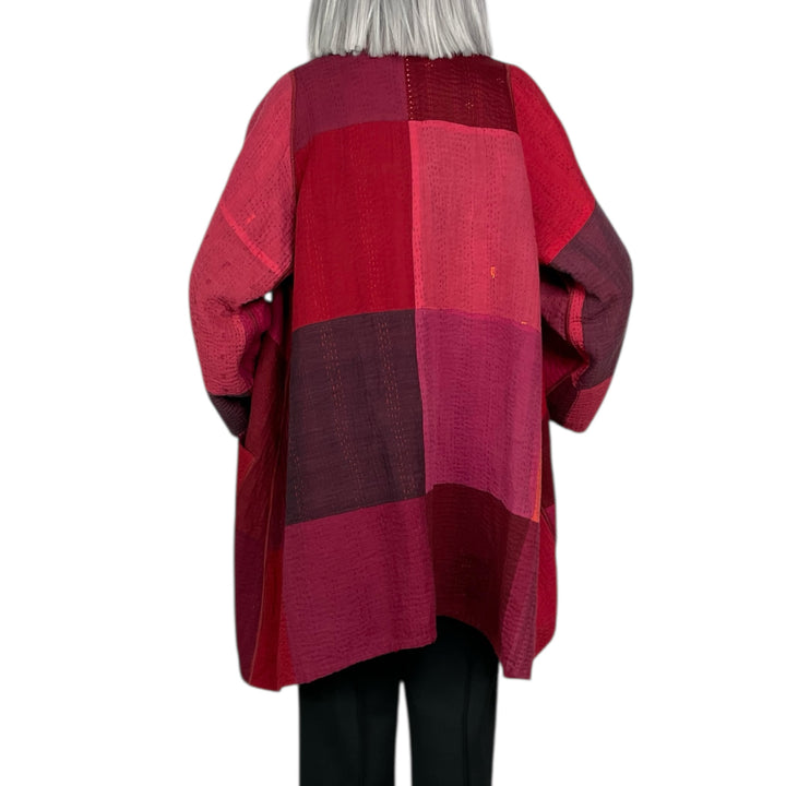 STRIPE/CHECK A-LINE JACKET