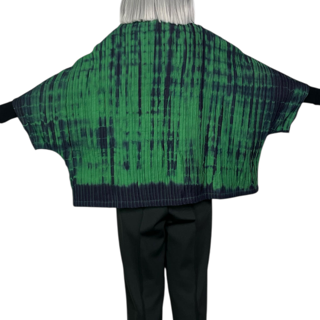 MONE RIPPLE TUCK PONCHO VEST