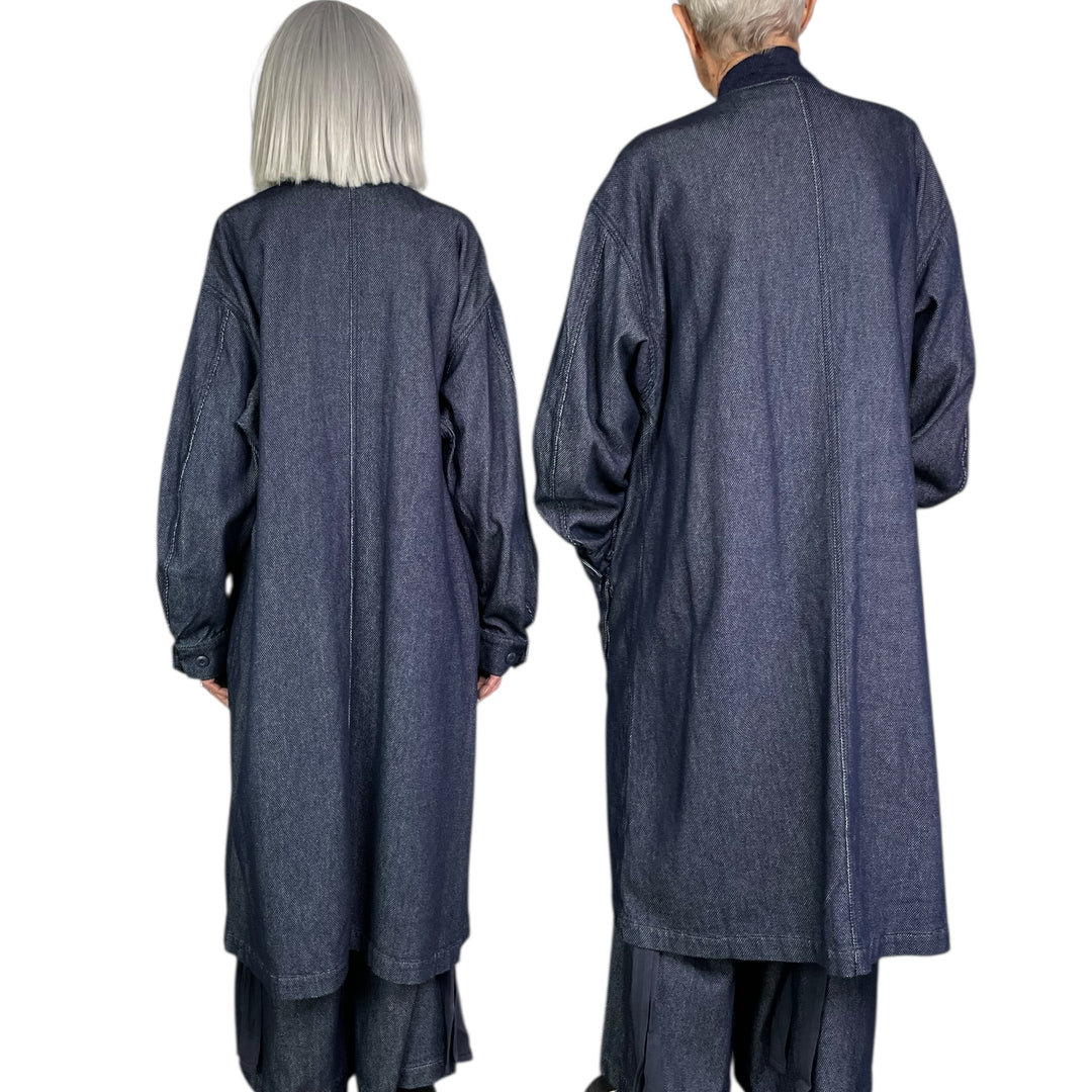 HAORI JUNGLE LONG DENIM JACKET