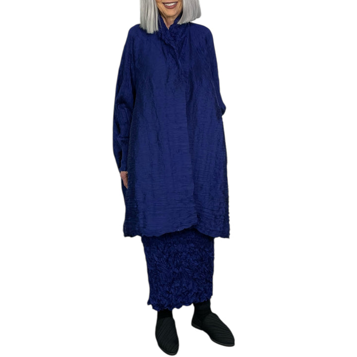 CRINKLE PLEAT SLIM SKIRT