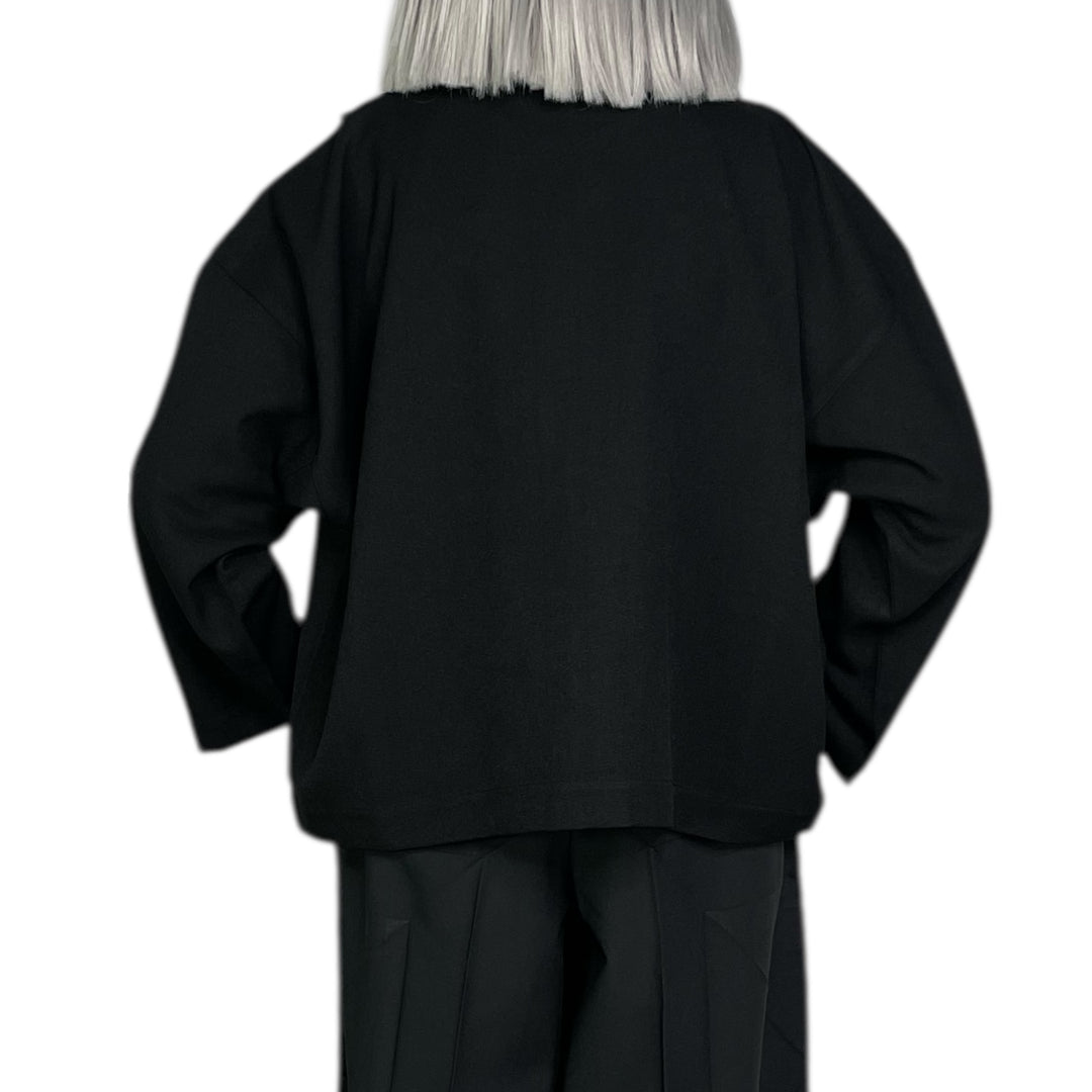 WOOL LIKE FLAT TUCK JACKET