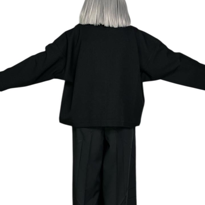 WOOL LIKE FLAT TUCK JACKET