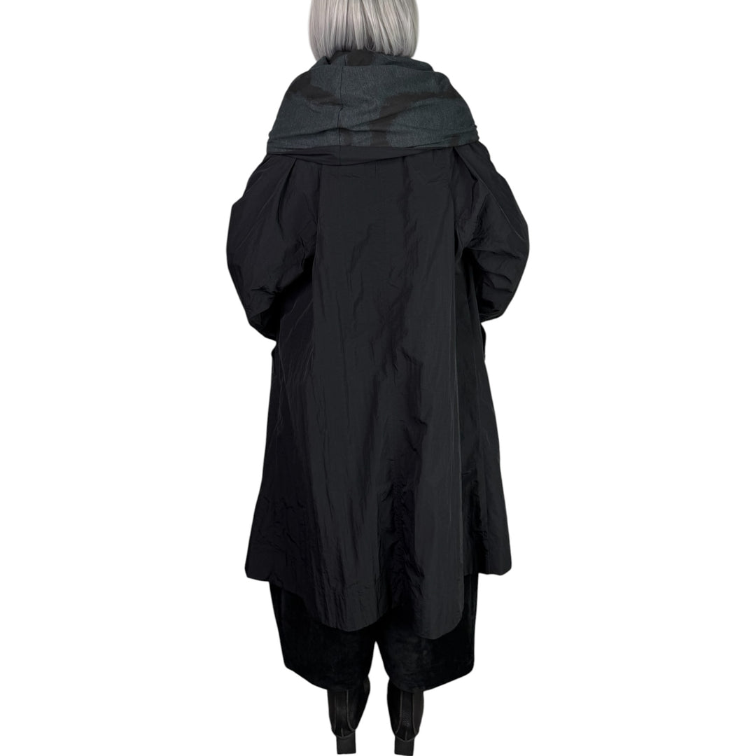 REVERSIBLE HOODED COAT
