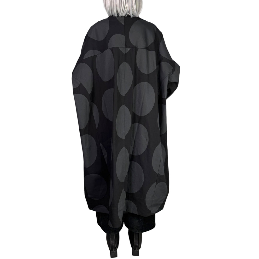 BIG DOT PRINT COAT