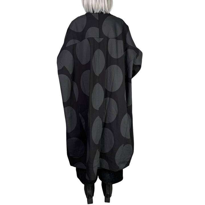 BIG DOT PRINT COAT