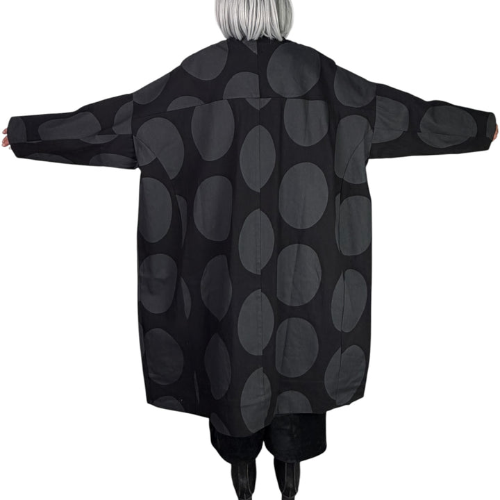 BIG DOT PRINT COAT