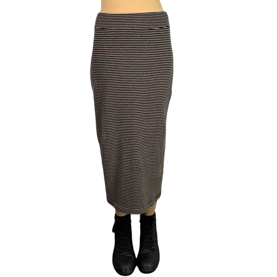 LILLA MICROSTRIPE SLIM SKIRT