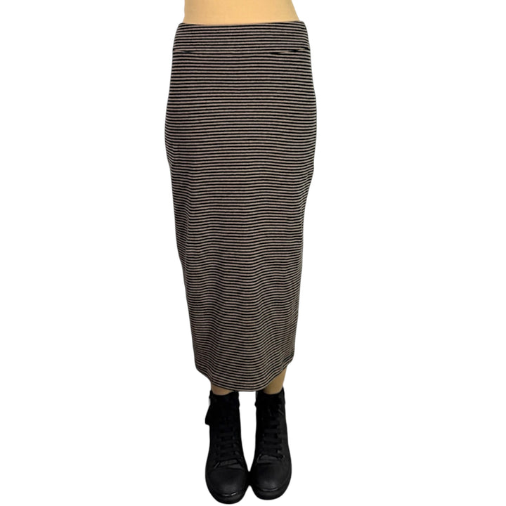 LILLA MICROSTRIPE SLIM SKIRT