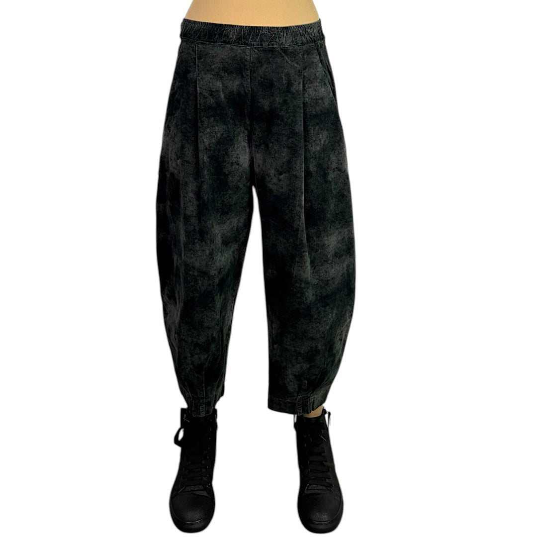BIANCO STAMPED VELVETEEN PANT