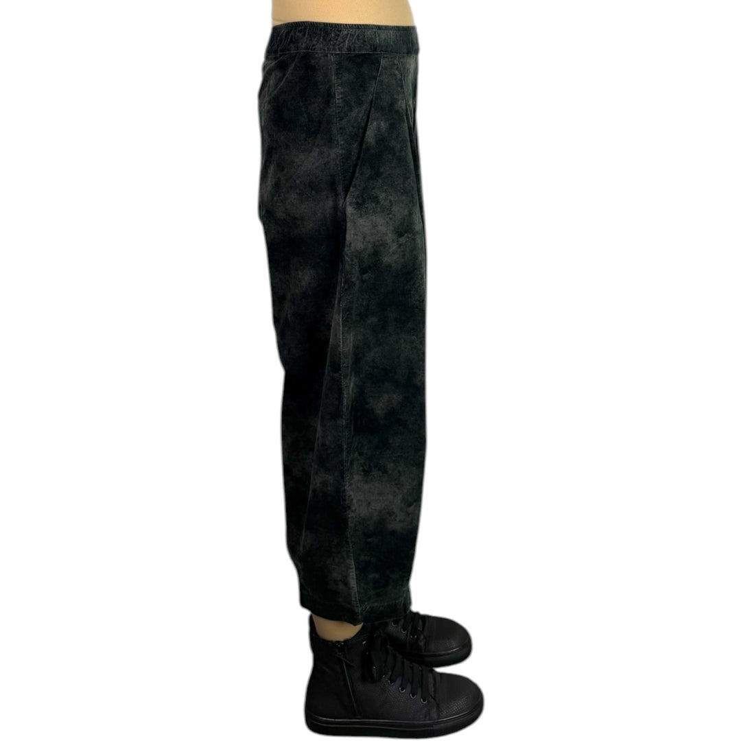 BIANCO STAMPED VELVETEEN PANT