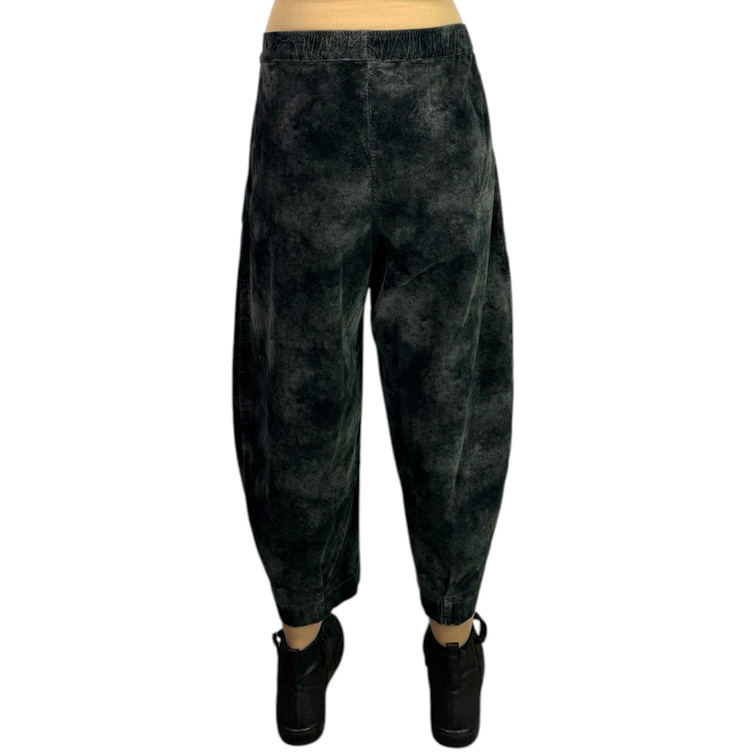BIANCO STAMPED VELVETEEN PANT