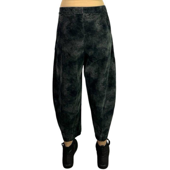 BIANCO STAMPED VELVETEEN PANT