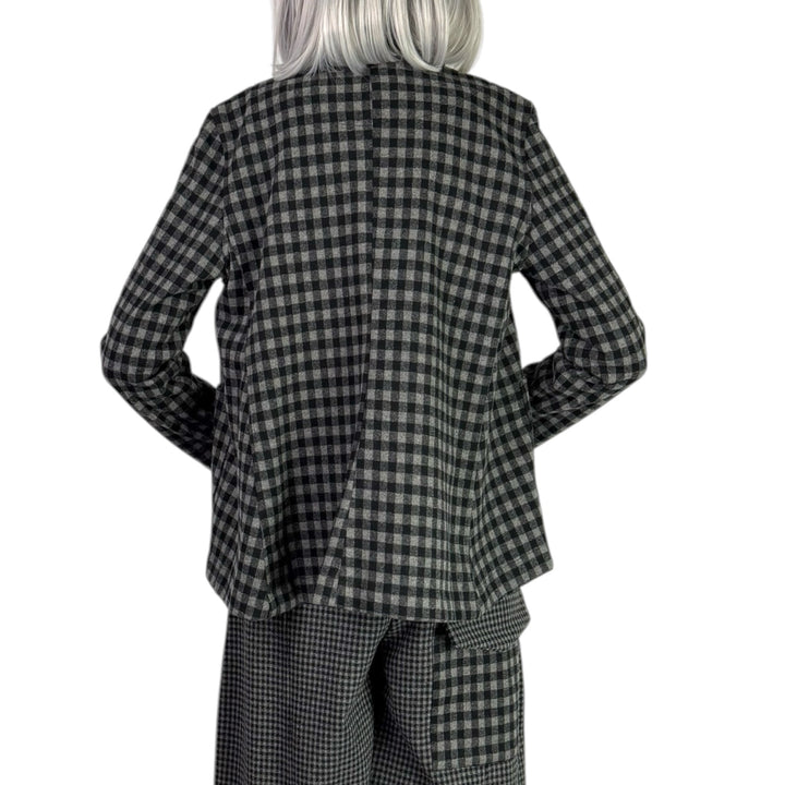 CIMONE SHAPED CHECK JACKET