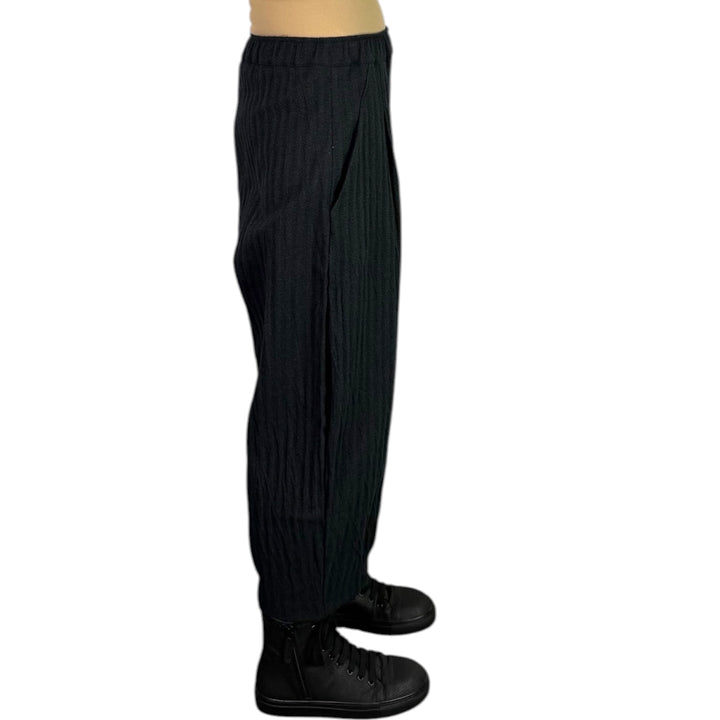 BIANCO DENIM CURVED LEG PANT