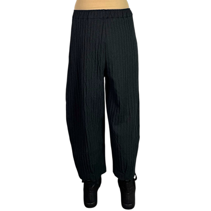 BIANCO DENIM CURVED LEG PANT