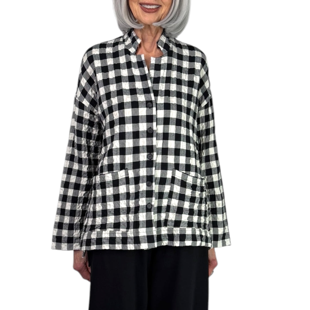 LUCY BIG CHECK JACKET