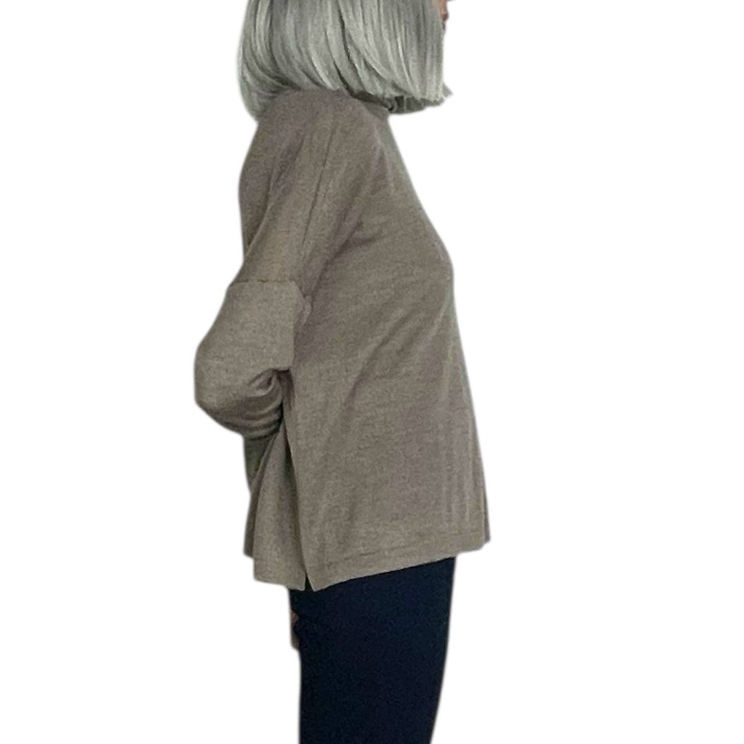 FINE GAUGE KNIT TURTLENECK