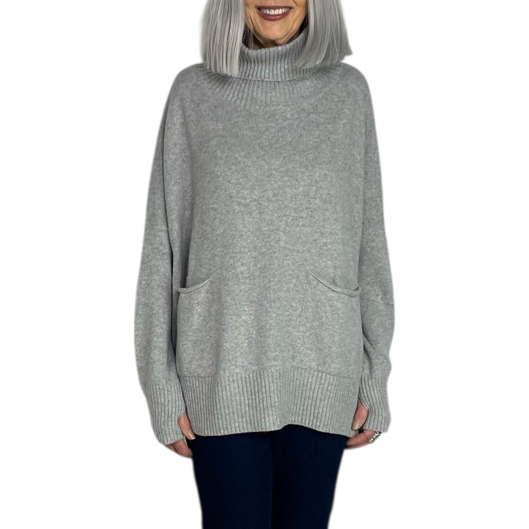 TURTLENECK KNIT PULLOVER