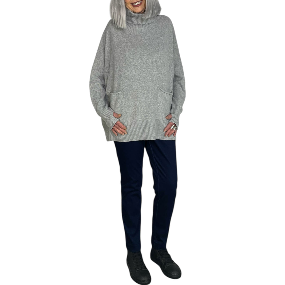 TURTLENECK KNIT PULLOVER