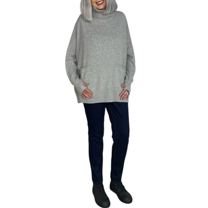 TURTLENECK KNIT PULLOVER