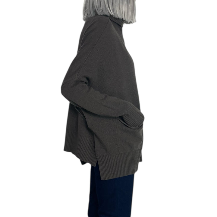TURTLENECK KNIT PULLOVER