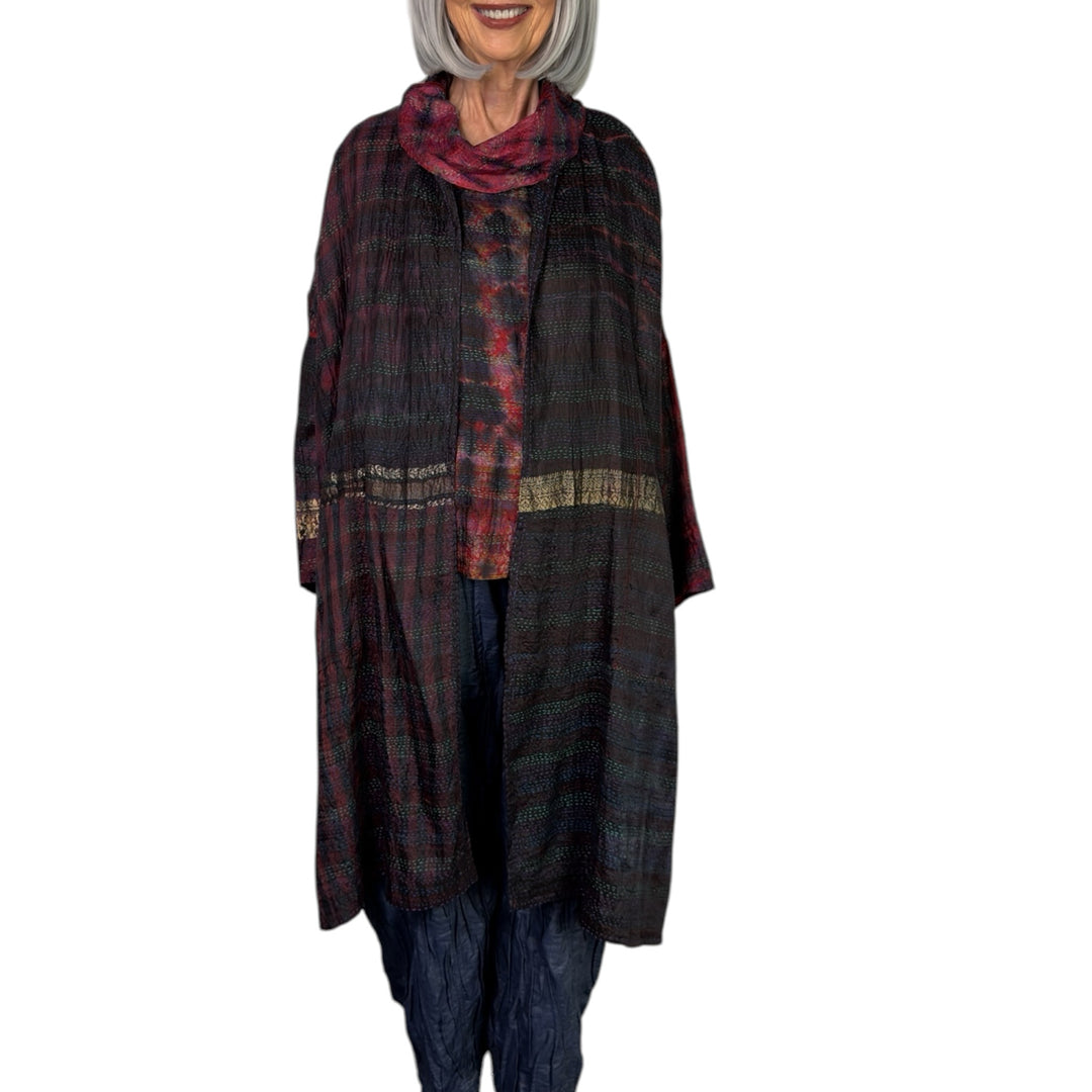 NEW KIMONO WRAP COAT