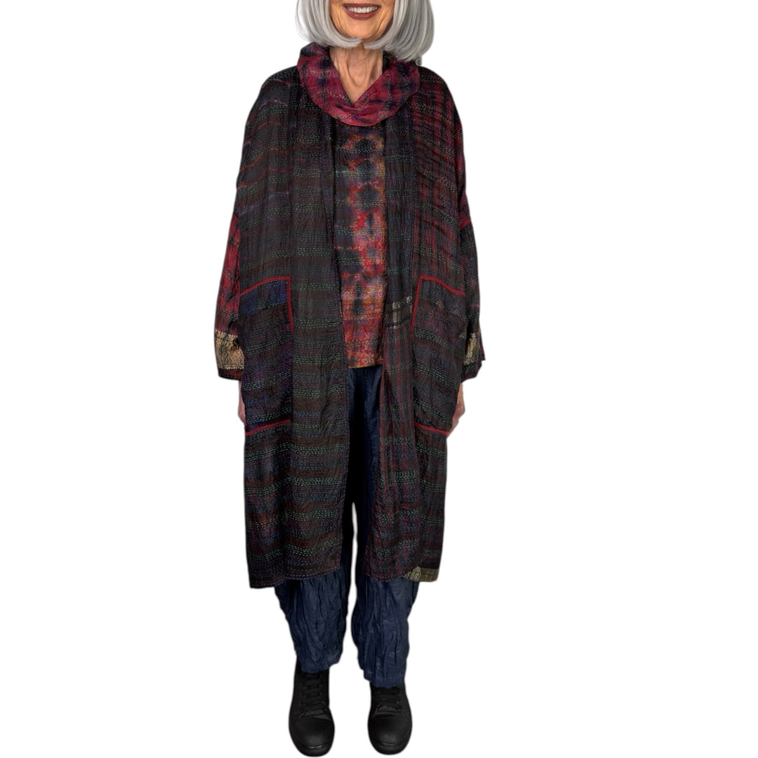 NEW KIMONO WRAP COAT