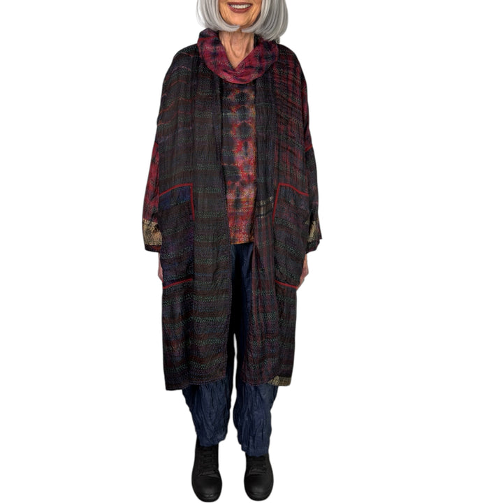 NEW KIMONO WRAP COAT