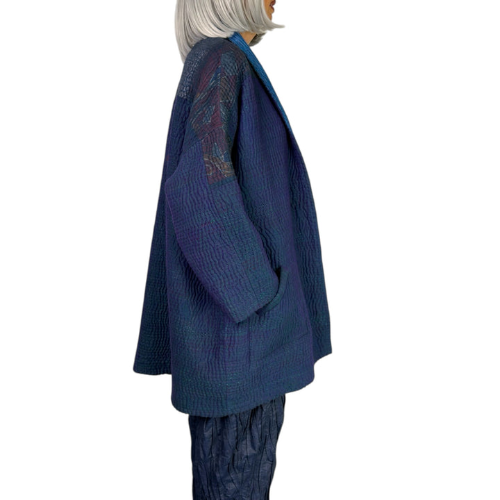 QUILTED HAORI JACKET