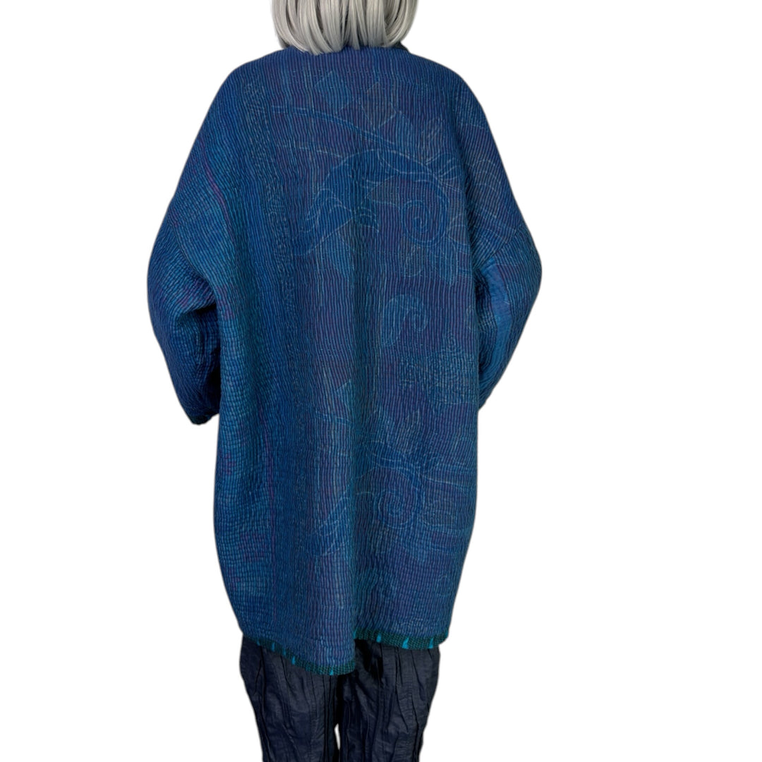 QUILTED HAORI JACKET