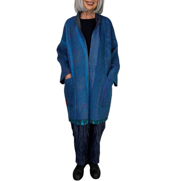 QUILTED HAORI JACKET