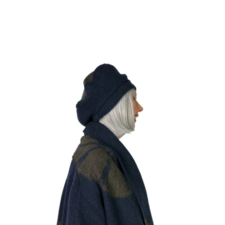 CIRCLE TIE DYE BW BERET