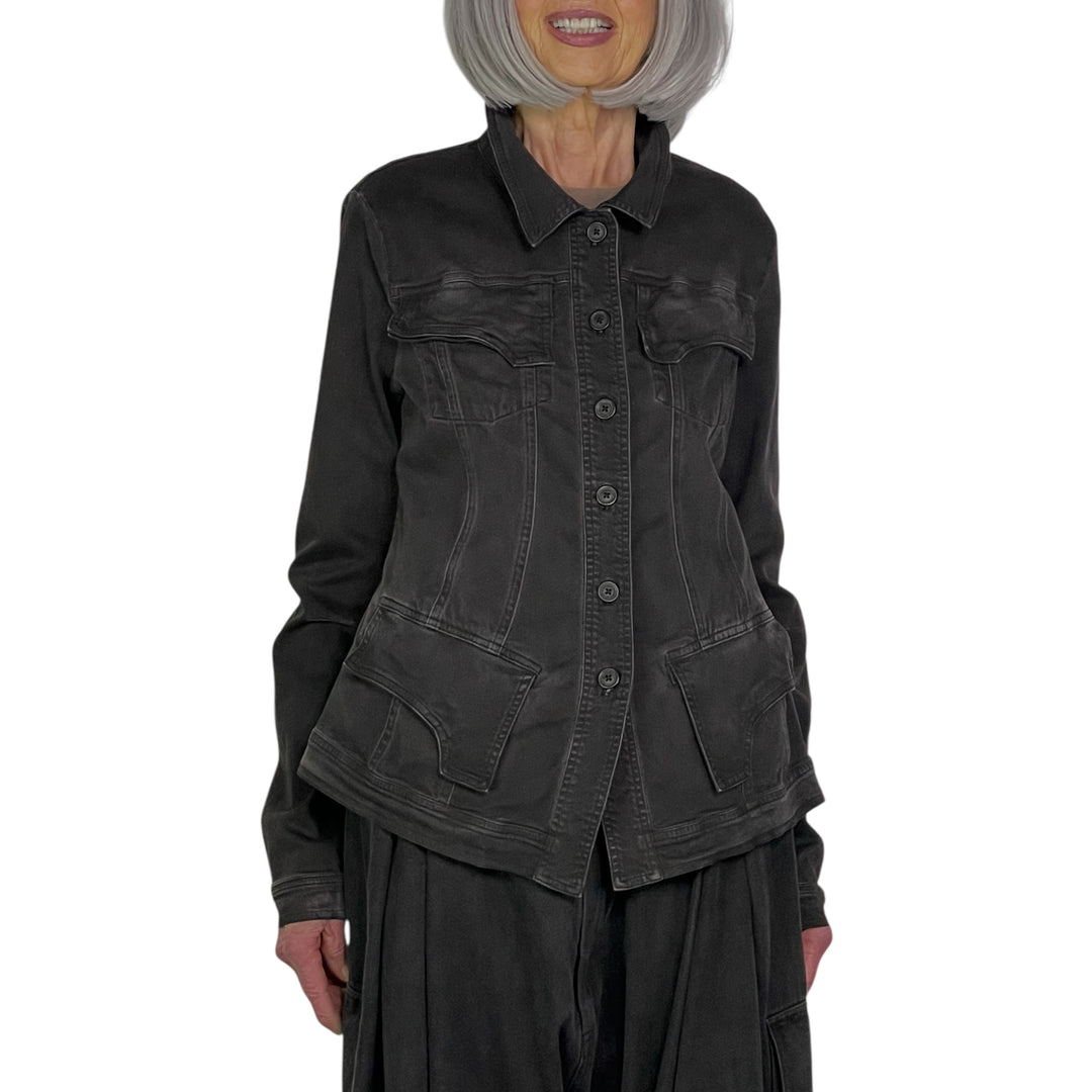SHAPED DENIM JACKET