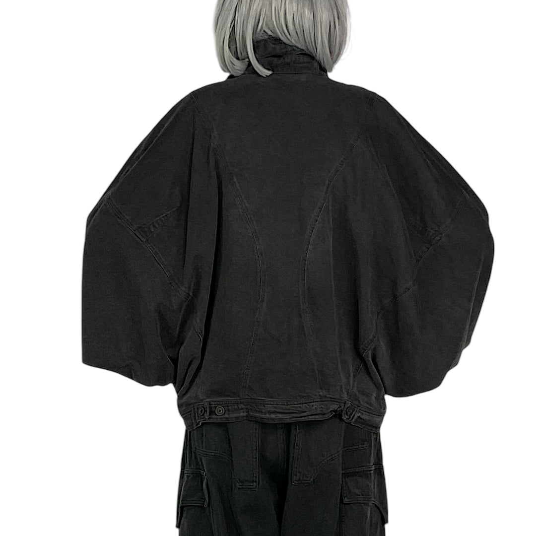 DOLMAN SLEEVE DENIM JACKET