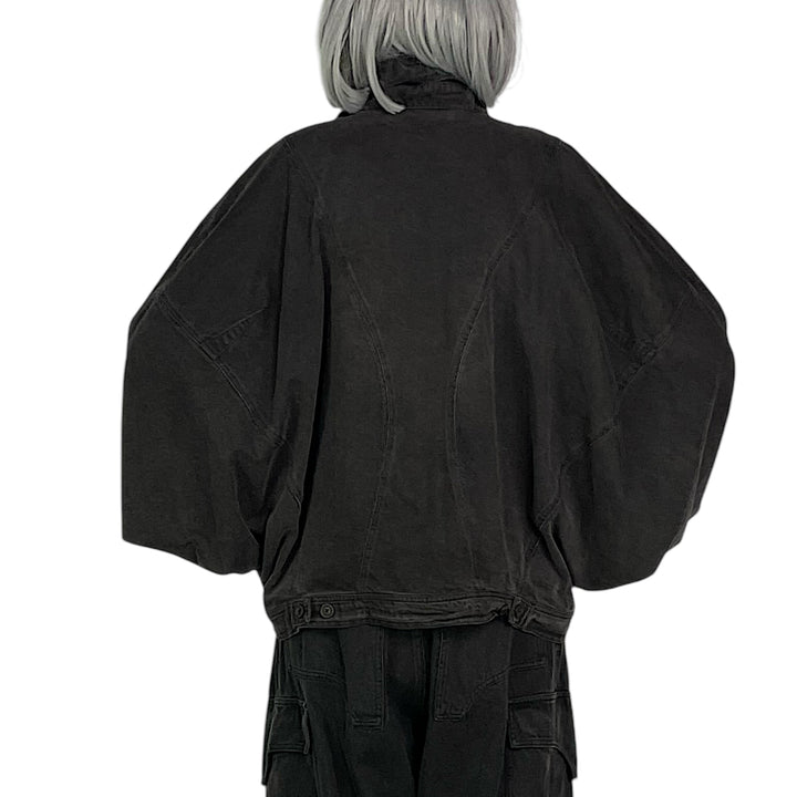 DOLMAN SLEEVE DENIM JACKET