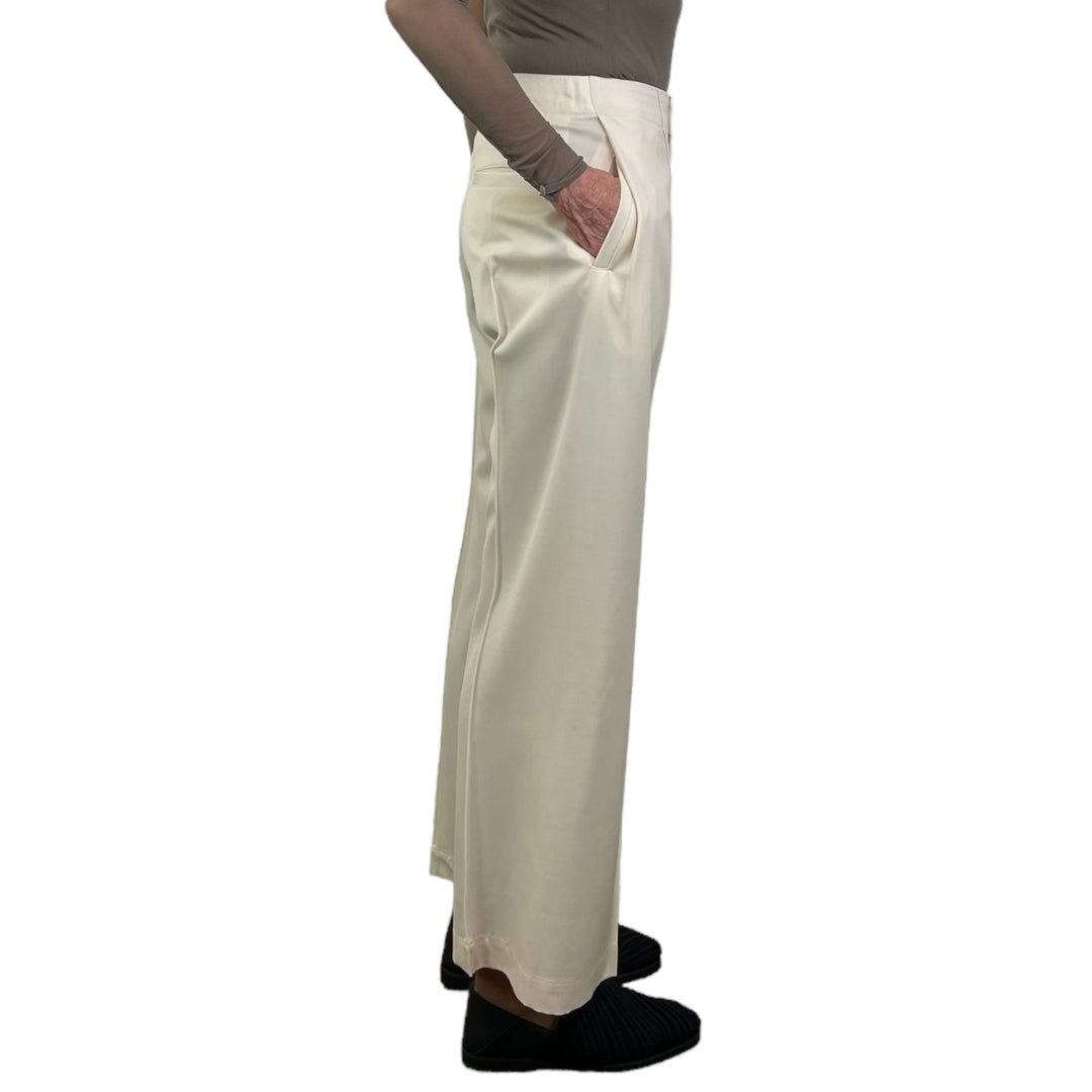 WOOL GABARDINE STRAIGHT PANT