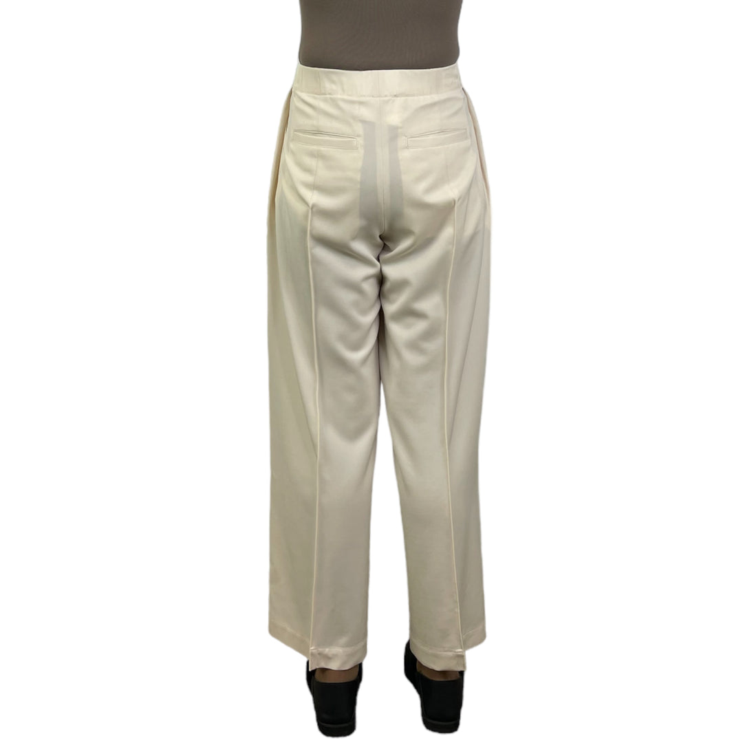 WOOL GABARDINE STRAIGHT PANT