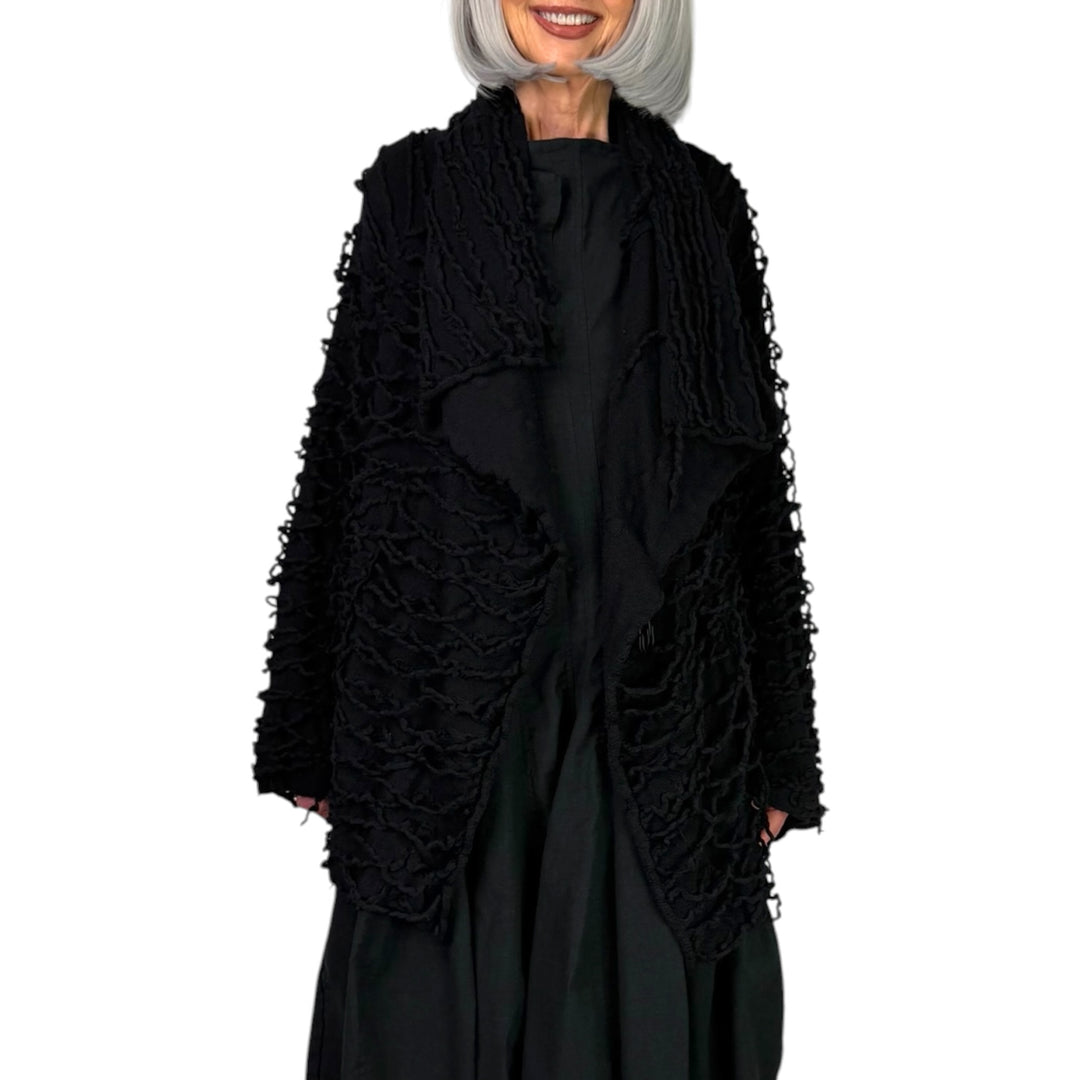 LOOPY KNIT CARDIGAN