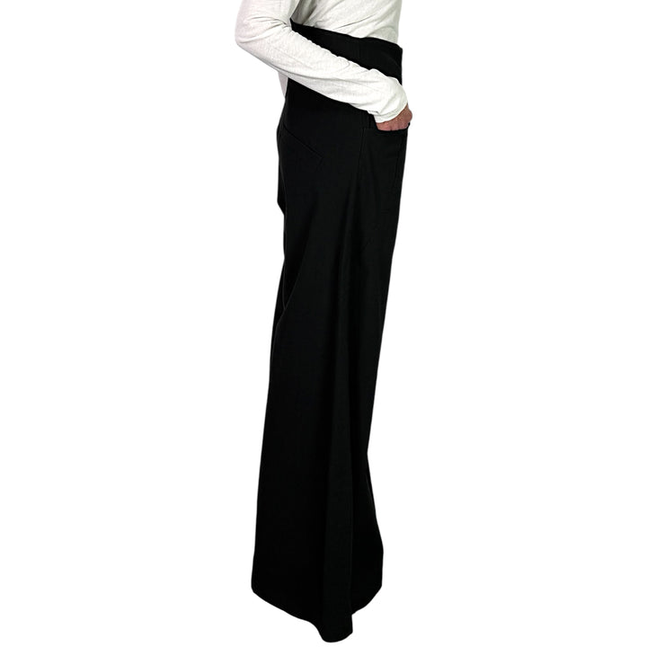 FLARED WIDE LEG TROUSER