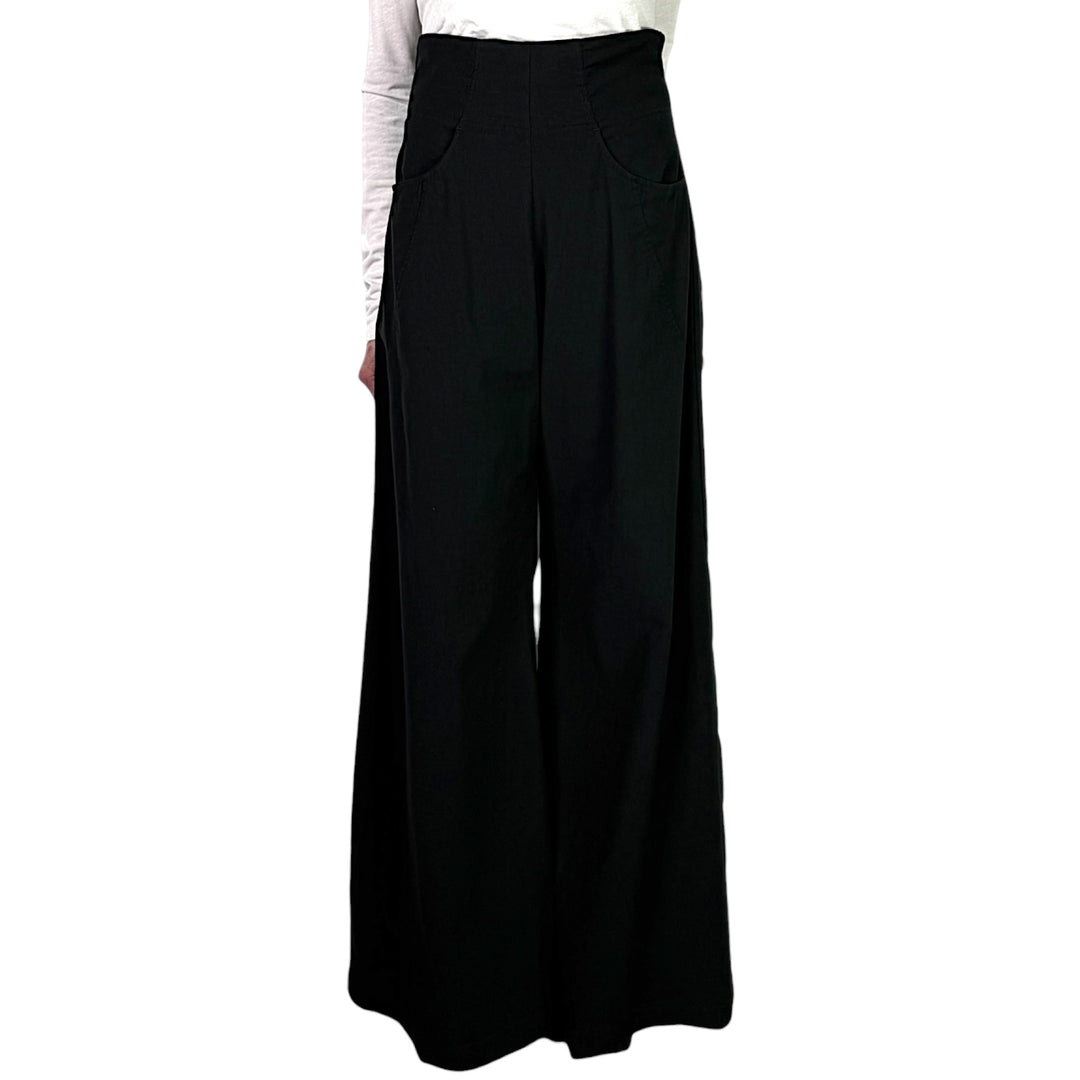 FLARED WIDE LEG TROUSER