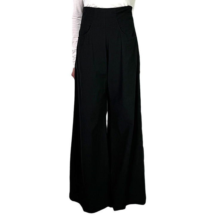 FLARED WIDE LEG TROUSER