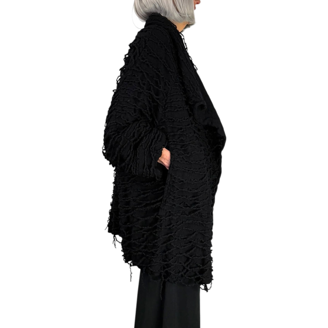 LOOPY KNIT COAT