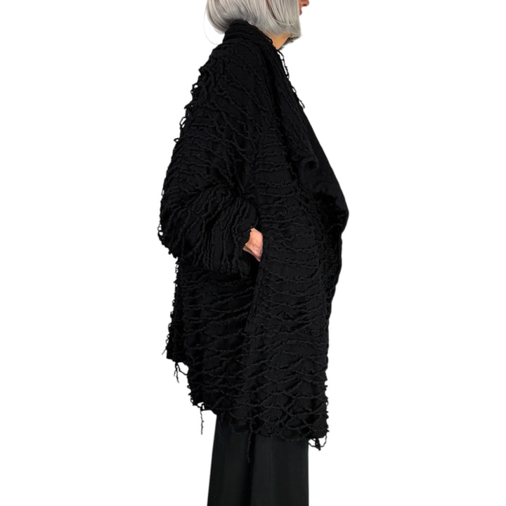 LOOPY KNIT COAT