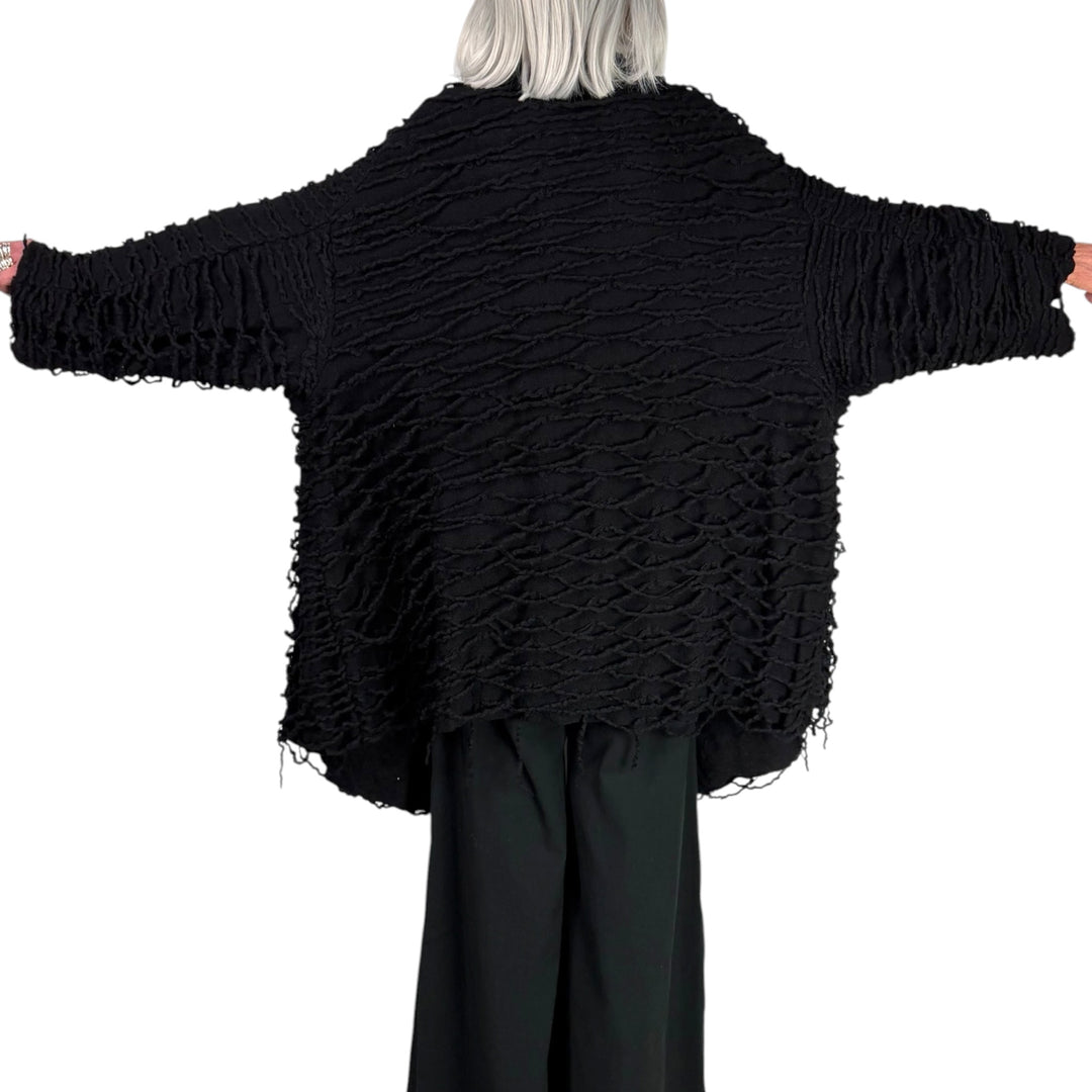 LOOPY KNIT COAT