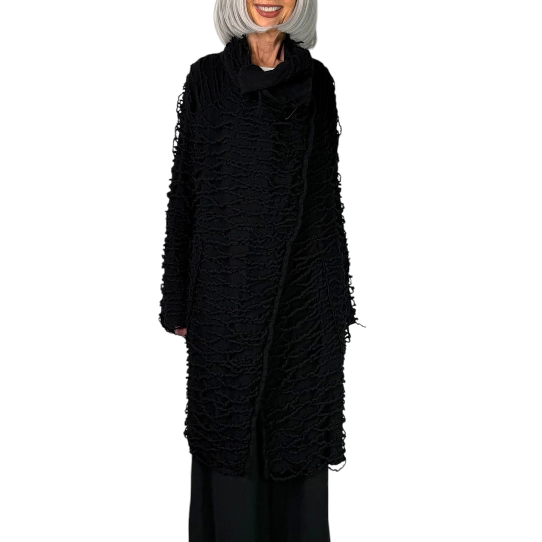 LOOPY KNIT COAT