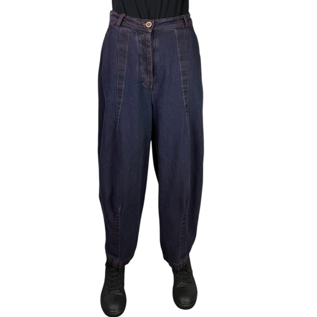 OVER-DYED DENIM TROUSER