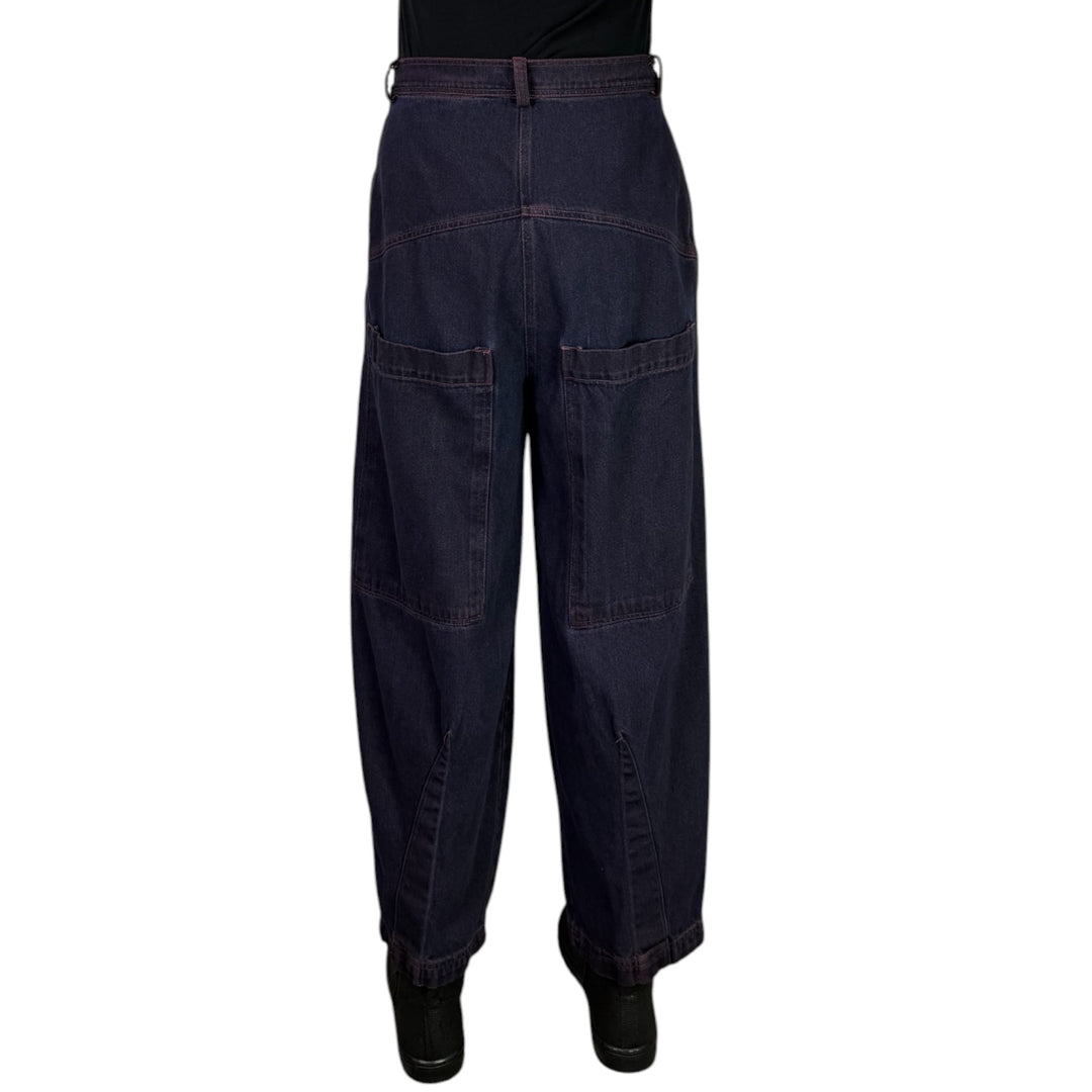 OVER-DYED DENIM TROUSER