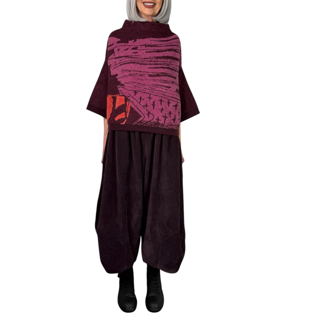 CURVED LEG ANKLE PANT