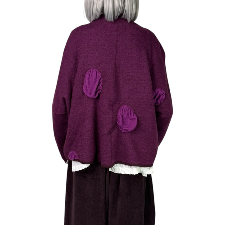 DOTS ON KNIT CARDIGAN
