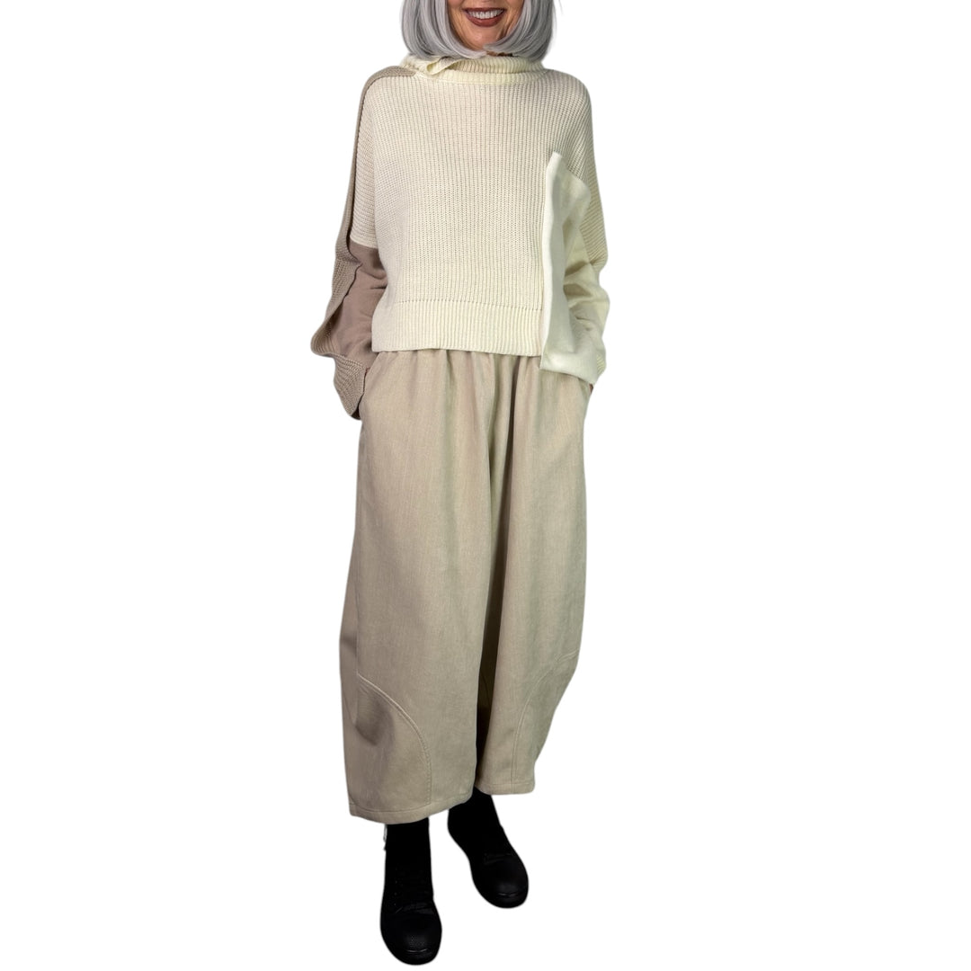 CURVED LEG ANKLE PANT